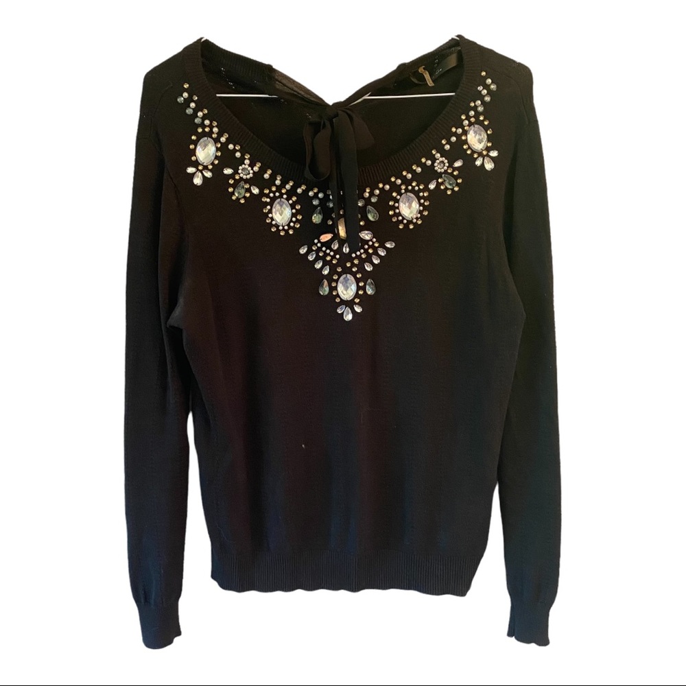 Renee C. Embellished Sweater